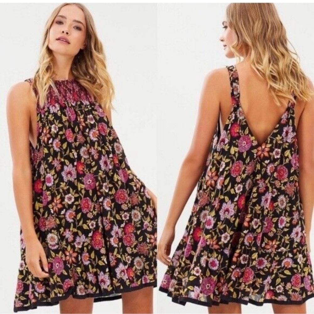 FREE PEOPLE‎ Floral Oh Baby Print Dress Size Medium